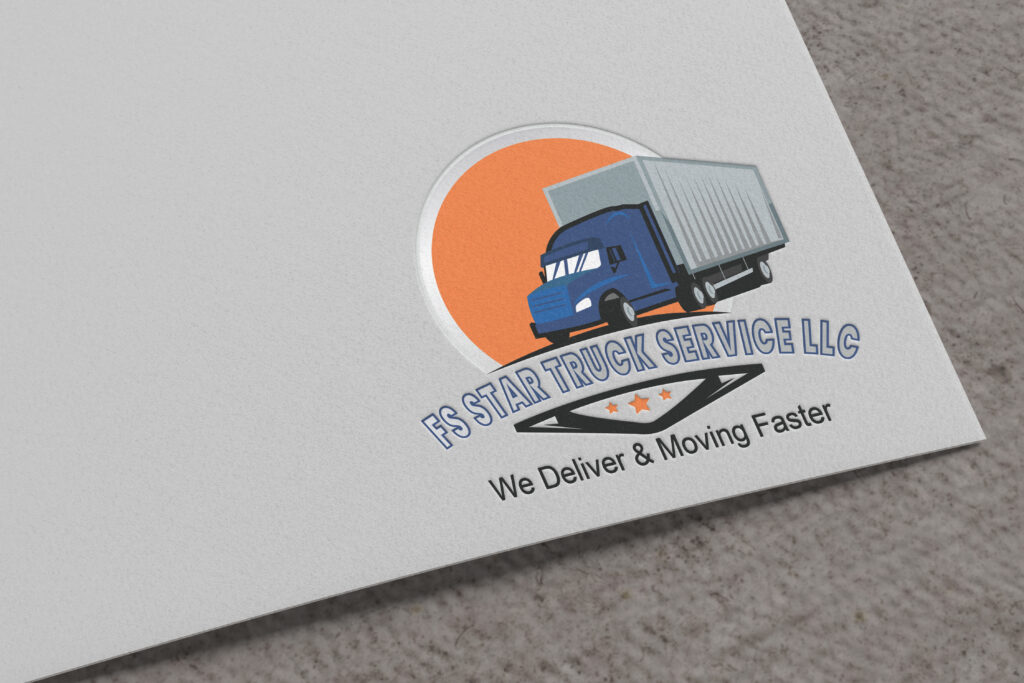 FS Star Truck Service LLC Logo Design