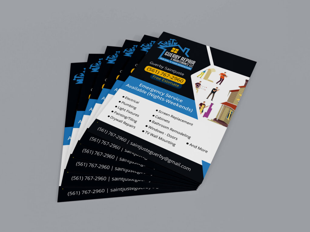 Gerby Repair & Maintenance Flyer Design